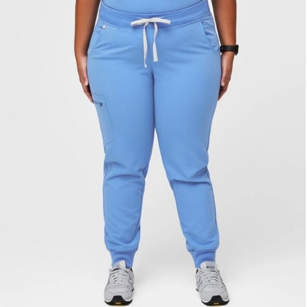 Figs Zamora Jogger Scrub Pants Ceil Blue Size XXL 2XL